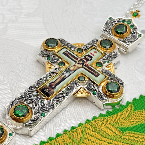 2.10.0268лфр-2/1л Крест наперсный фото 3 2.10.0268лфр-2/1л Крест наперсный фото 3