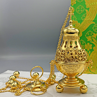 2.7.2892лп Кадило латунное в позолоте