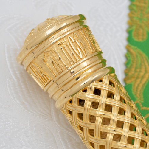 2.7.1928лп Посох латунный в позолоте фото 2 2.7.1928лп Посох латунный в позолоте фото 2