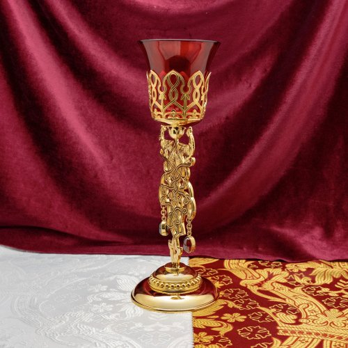 2.7.2871лп Лампада напрестольная в позолоте фото 7