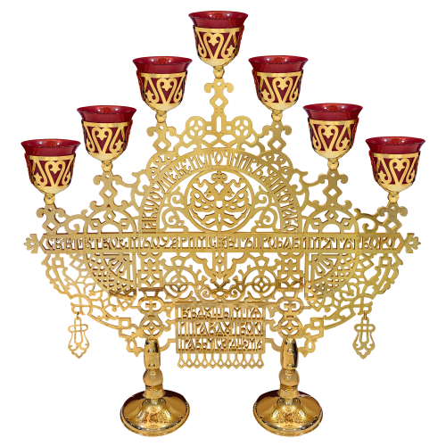 2.7.2562лп Семисвечник напрестольный 2.7.2562лп Семисвечник напрестольный