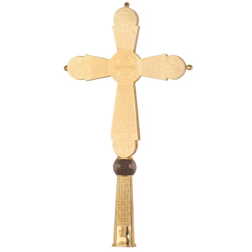 2.7.2267лпэ-2 Крест напрестольный в позолоте фото 3 2.7.2267лпэ-2 Крест напрестольный в позолоте фото 3