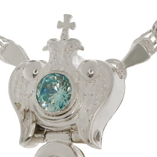 2.10.0575л/1л Крест наперсный в серебрении фото 6 2.10.0575л/1л Крест наперсный в серебрении фото 6