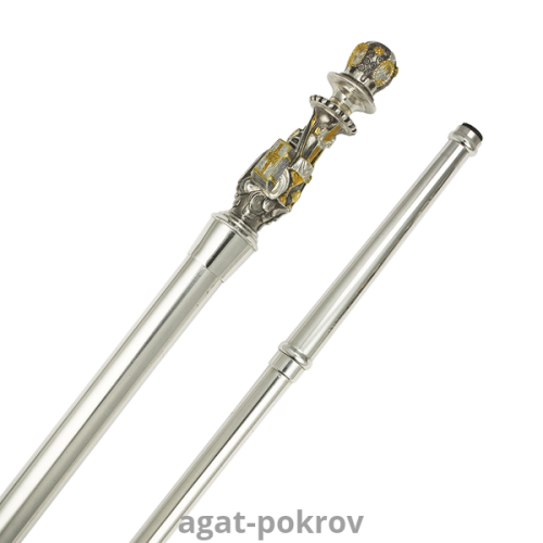 2.7.0136л-4 Посох латунный 2.7.0136л-4 Посох латунный