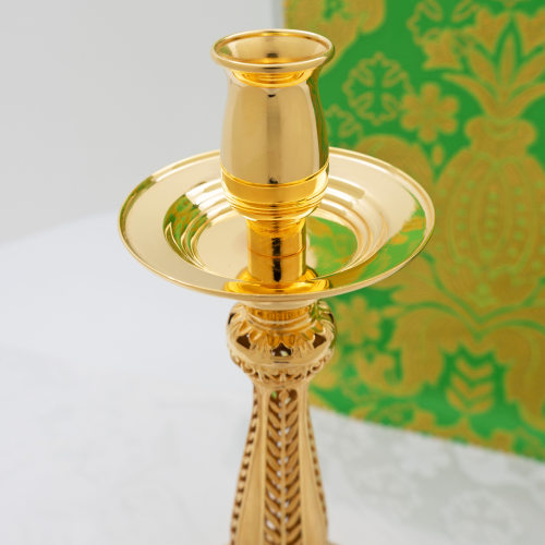 2.7.0944лп Подсвечник латунный в позолоте фото 2 2.7.0944лп Подсвечник латунный в позолоте фото 2