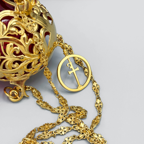 2.7.2117лп/202лп Лампада подвесная в позолоте фото 5 2.7.2117лп/202лп Лампада подвесная в позолоте фото 5