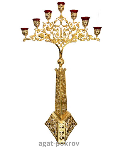 5.7.2136лм Семисвечник латунный 5.7.2136лм Семисвечник латунный