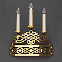 5.7.2974лм Бра церковное на 3 свечи