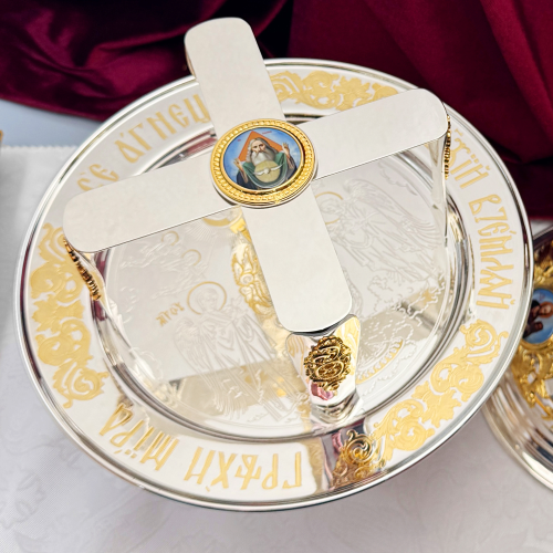 2.7.2761лф-2 Звездица в серебрении с фрагментарной позолотой фото 2