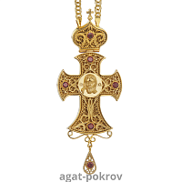 2.10.0635лп/1лп Крест наперсный в позолоте