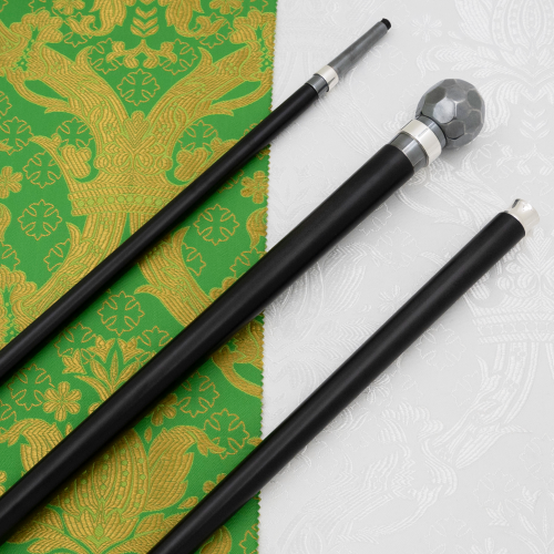 2.7.2980лр Посох латунный с патинированием в серебрении 2.7.2980лр Посох латунный с патинированием в серебрении