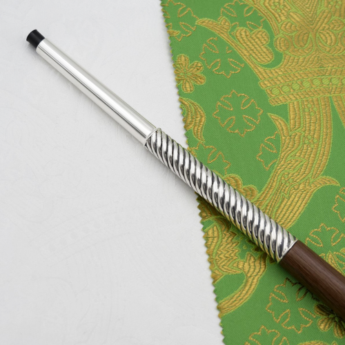 2.7.2443лнрч Жезл латунный в серебрении с натуральными камнями фото 2 2.7.2443лнрч Жезл латунный в серебрении с натуральными камнями фото 2