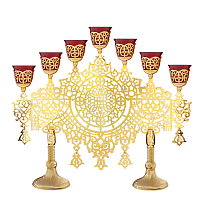 2.7.2710лп Семисвечник напрестольный