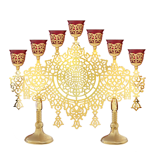 2.7.2710лп Семисвечник напрестольный 2.7.2710лп Семисвечник напрестольный