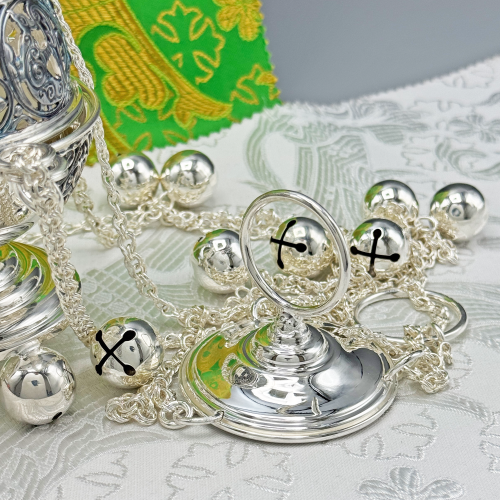 2.7.2892лр Кадило латунное в серебрении фото 4 2.7.2892лр Кадило латунное в серебрении фото 4