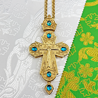 2.10.0365лп/1лп Крест наперсный в позолоте