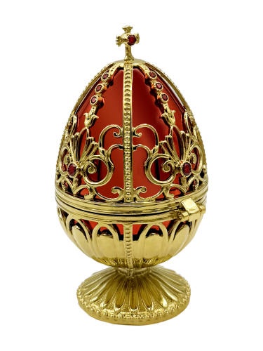 2.13.0261лфэ Яйцо пасхальное сувенирное латунное в позолоте фото 6 2.13.0261лфэ Яйцо пасхальное сувенирное латунное в позолоте фото 6