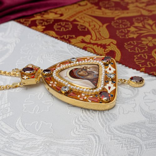 2.7.2303лп-18/1лп-М Панагия в позолоте фото 7 2.7.2303лп-18/1лп-М Панагия в позолоте фото 7