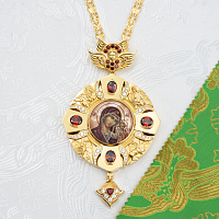 2.7.2715лп-0/154лп Панагия латунная в позолоте