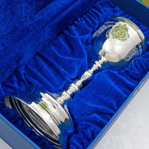 2.7.0954л Потир латунный в серебрении на 0,33л фото 4