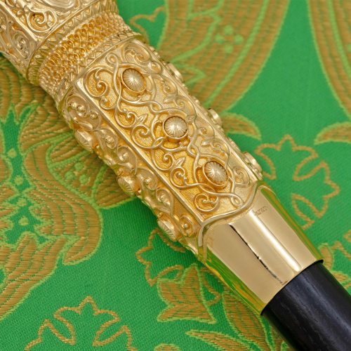 2.7.0918лп Посох латунный в позолоте фото 7 2.7.0918лп Посох латунный в позолоте фото 7