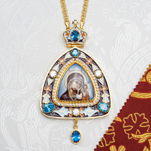 2.7.2303лп-18/1лп-М Панагия в позолоте 2.7.2303лп-18/1лп-М Панагия в позолоте