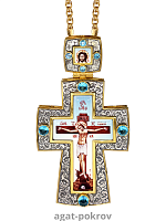 2.10.0546лпр-2/1лп Наперсный крест в позолоте