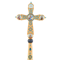 2.7.2267лпэ-2 Крест напрестольный в позолоте