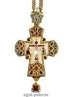 2.10.0492лпр-2/1лп Наперсный крест в позолоте