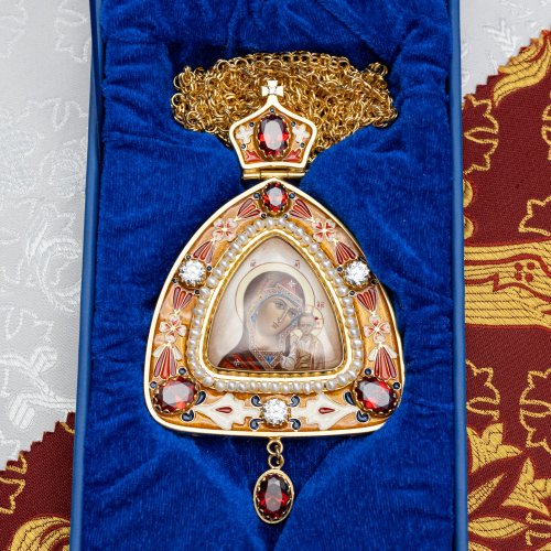 2.7.2303лп-18/1лп-М Панагия в позолоте фото 4 2.7.2303лп-18/1лп-М Панагия в позолоте фото 4