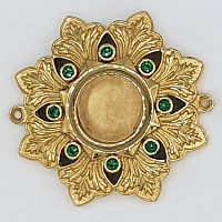 2.7.1429лп Мощевик латунный в позолоте