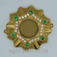 2.7.1454лп Мощевик латунный в позолоте