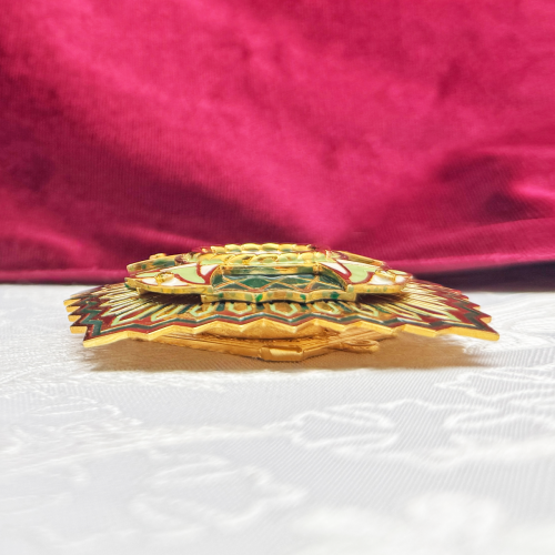 2.7.0404лп-М Мощевик латунный в позолоте фото 4