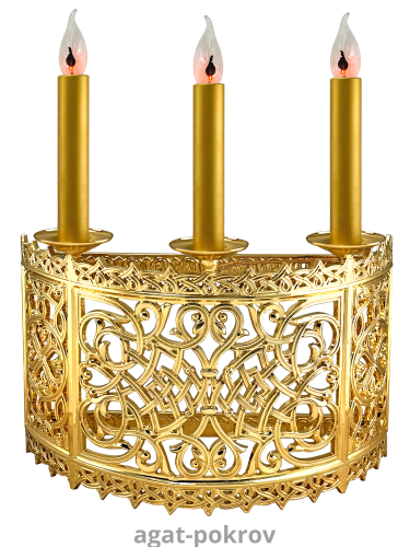 5.7.2056лм Бра церковное на три свечи 5.7.2056лм Бра церковное на три свечи