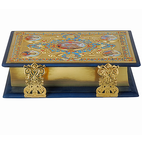 2.7.2282лп-2-М Евангелие напрестольное в позолоте фото 7