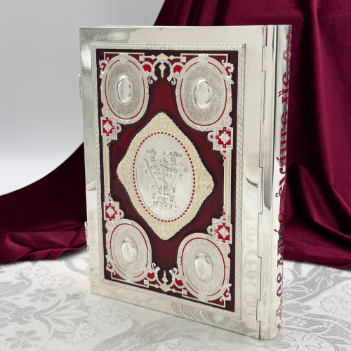2.7.2157лэ Евангелие напрестольное в серебрении фото 10