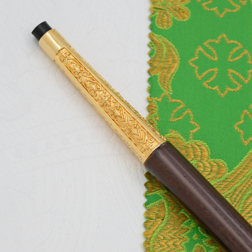 2.7.2665лнп Жезл латунный с натуральными камнями в позолоте фото 6 2.7.2665лнп Жезл латунный с натуральными камнями в позолоте фото 6