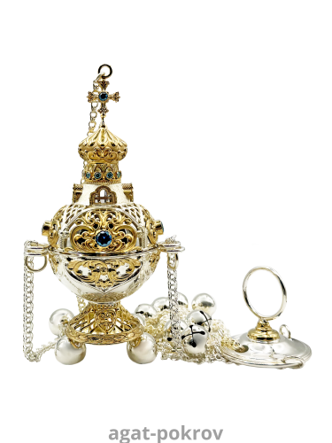 2.7.1163лф Кадило латунное 2.7.1163лф Кадило латунное