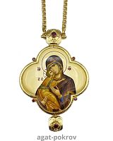 2.7.1505лп-2/1лп Панагия латунная