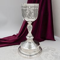 2.7.1812лр Потир на 0,75 л. в серебрении