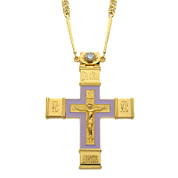 2.10.0073лп/1лп Крест наперсный Корсунский в позолоте