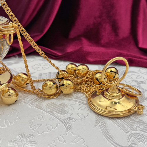 2.7.2640лпр Кадило латунное с патинированием в позолоте фото 3 2.7.2640лпр Кадило латунное с патинированием в позолоте фото 3