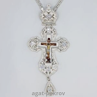 2.10.0180л-2/1л Крест латунный с цепью