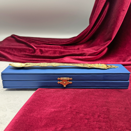 2.7.0851лп Лжица латунная в позолоте фото 4 2.7.0851лп Лжица латунная в позолоте фото 4