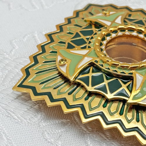 2.7.0404лп-М Мощевик латунный в позолоте фото 3