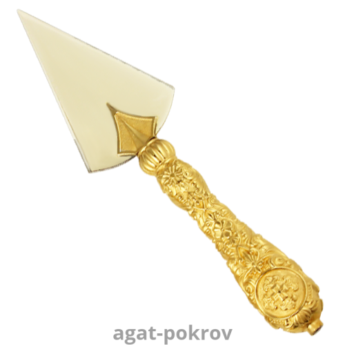 2.7.0990лпб Копие латунное в позолоте большое