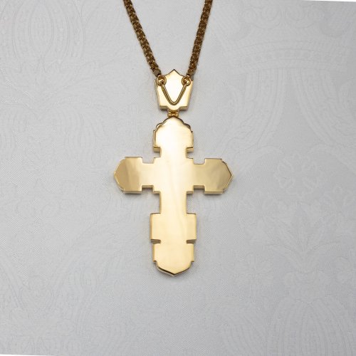 2.10.0627лпэ/1лп Крест наперсный в позолоте фото 7