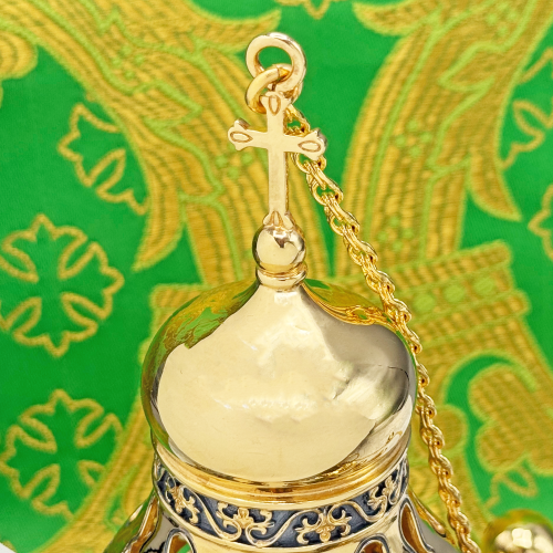 2.7.2633лпр Кадило латунное в позолоте фото 7 2.7.2633лпр Кадило латунное в позолоте фото 7