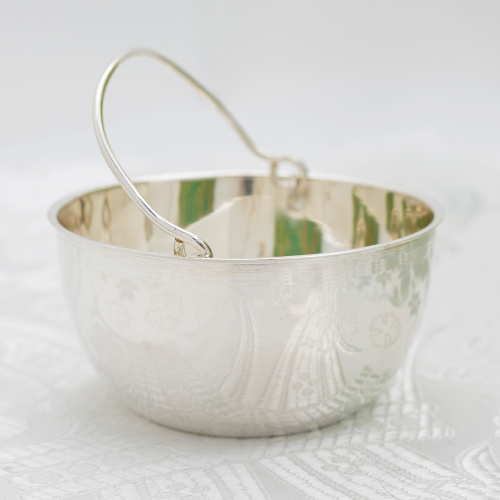 2.7.1587л Кадило латунное с красными камнями в серебрении фото 5 2.7.1587л Кадило латунное с красными камнями в серебрении фото 5