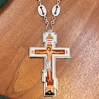 2.10.0403л-2/46л Крест наперсный в серебрении